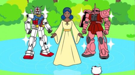 Chogokin Gundam★Hello Kitty poster