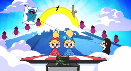 Kana Kana Kazoku: Shinnen no Goaisatsu poster